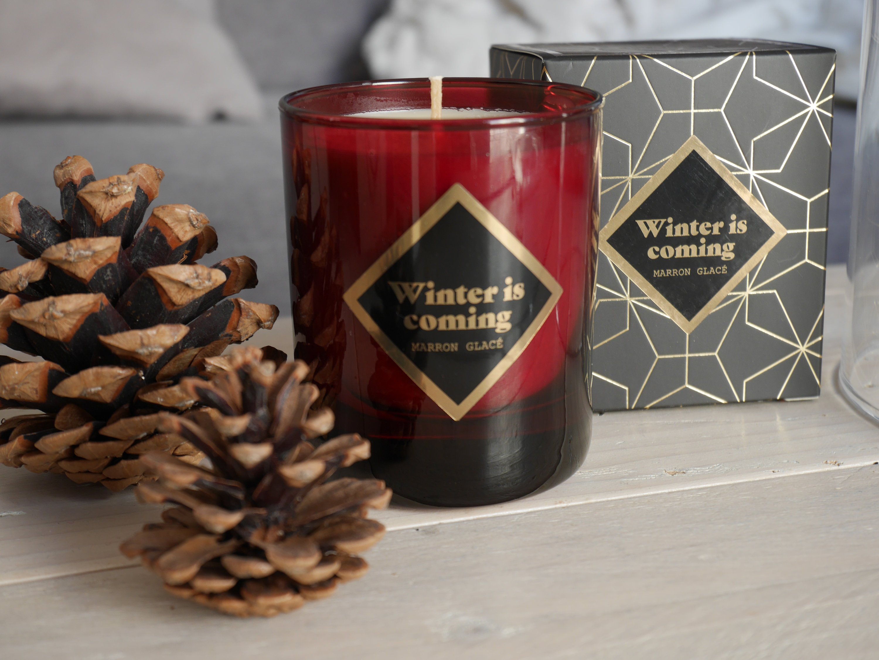 Bougie Winter is coming parfum Marron glacé - LARTOSE