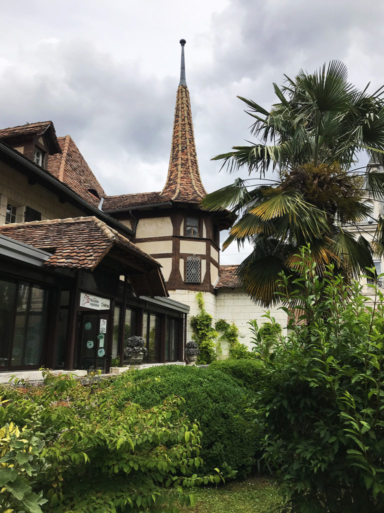 façade de la maison alsacienne à Angoulême en Charente