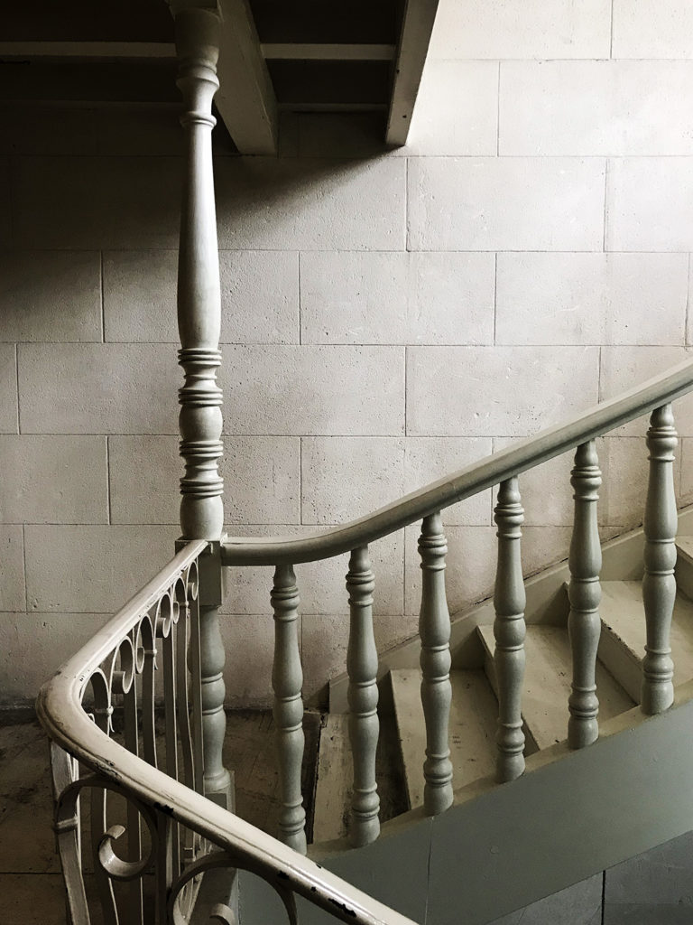 escalier de la maison alsacienne à Angoulême en Charente