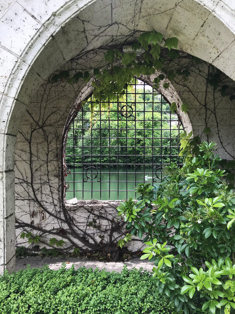 jardin de la maison alsacienne à Angoulême en Charente