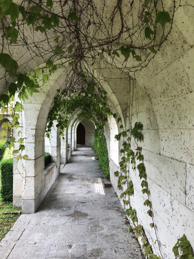 jardin de la maison alsacienne à Angoulême en Charente