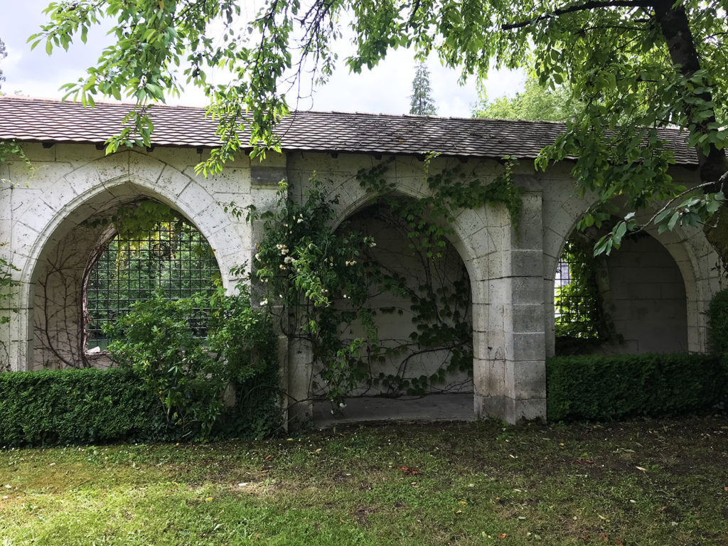 jardin de la maison alsacienne à Angoulême en Charente