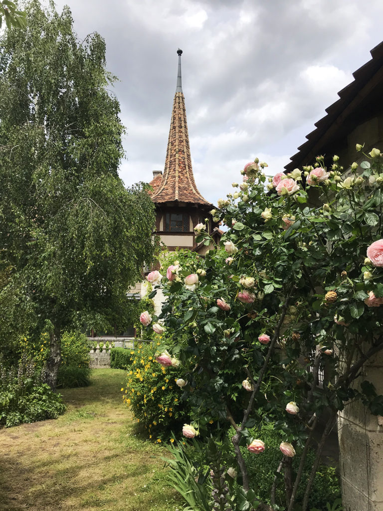 jardin de la maison alsacienne à Angoulême en Charente