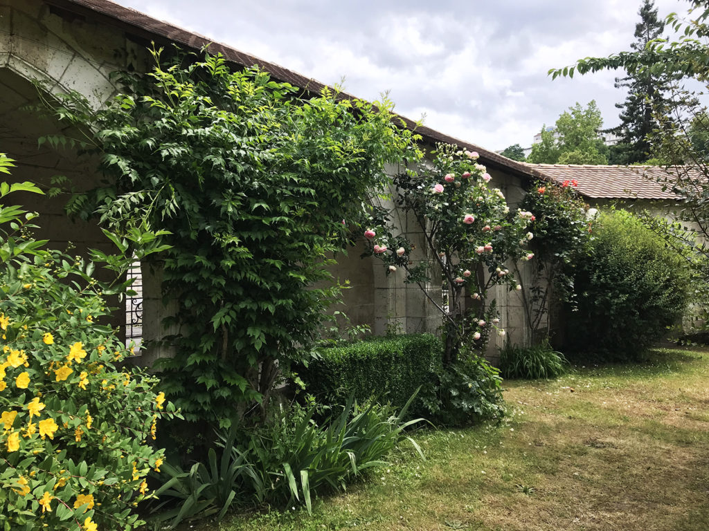 jardin de la maison alsacienne à Angoulême en Charente