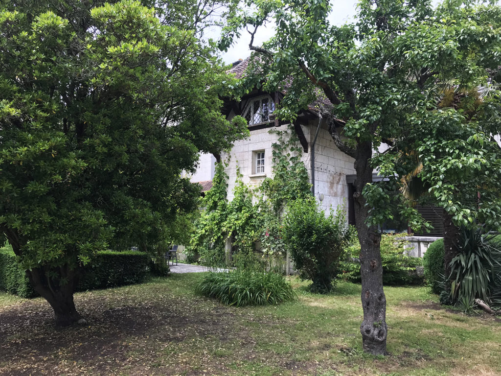 jardin de la maison alsacienne à Angoulême en Charente