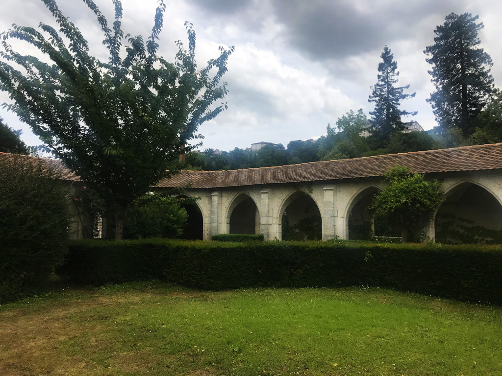 jardin de la maison alsacienne à Angoulême en Charente