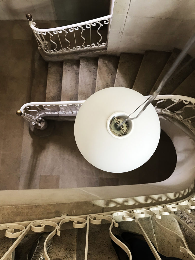 escalier de la maison alsacienne à Angoulême en Charente