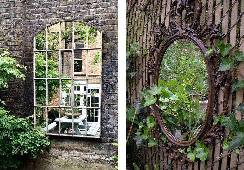 Miroir extérieur : 17 modèles pour décorer votre jardin