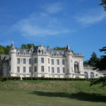 vue extérieure du château de la mercerie en charente