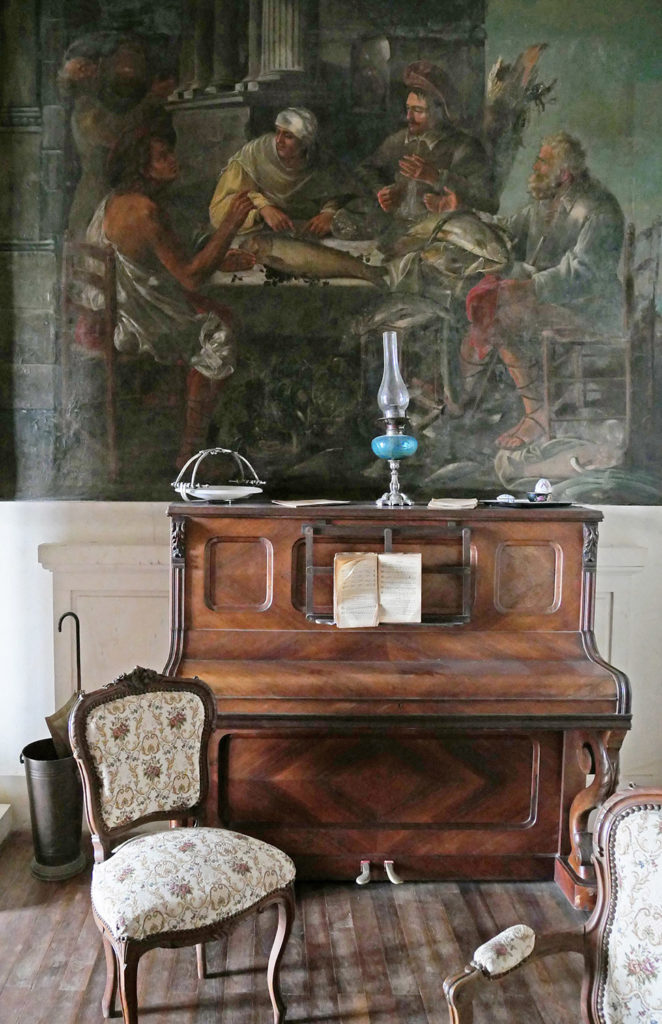 piano du château de la mercerie en charente