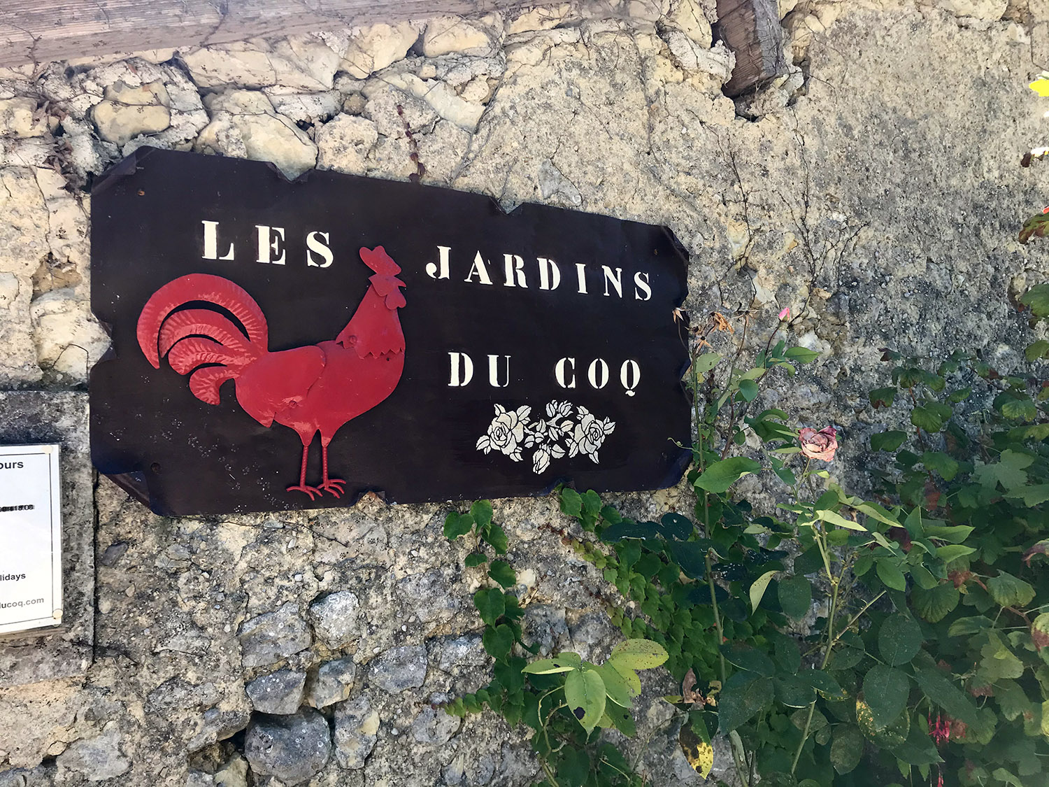 panneaux d'accueil les jardins du coq
