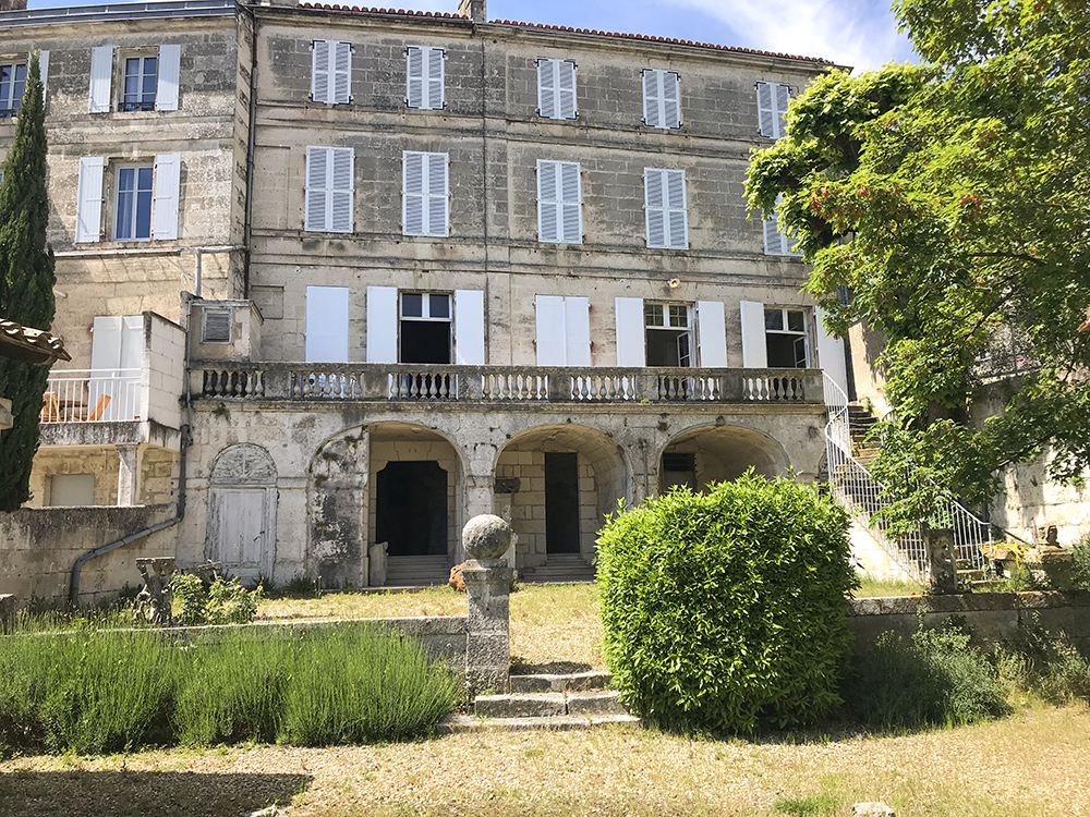 vue sur l'arrière de la maison