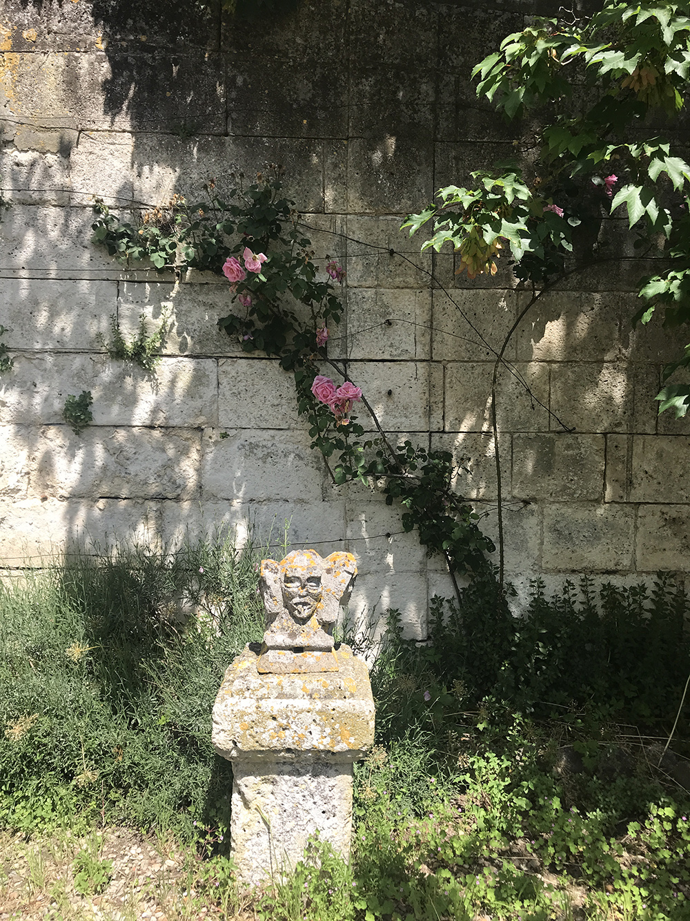 statue dans le jardin