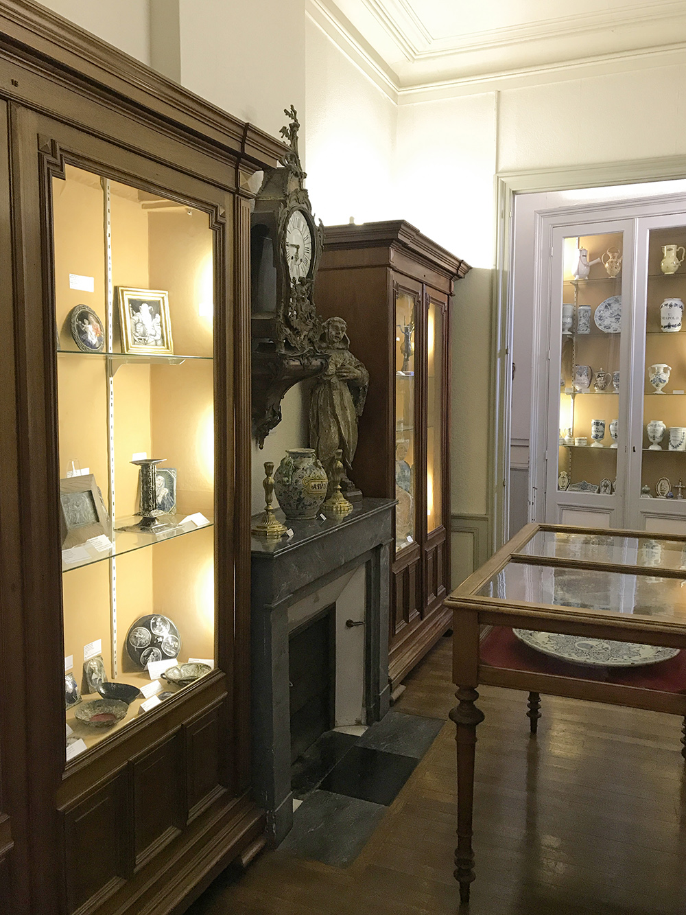 salle d'exposition dans l'ancienne cuisine